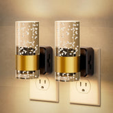 JandCase night light with bubble acrylic glow for bathroom ambience and energy savings