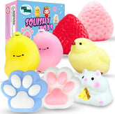 JANESVISSY Taba squishies strawberry close-up for stress relief and focus.