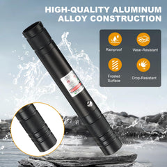 JANHER laser pointer USB recharge port ready for quick charging while traveling.