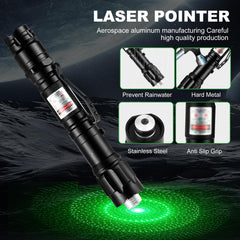 JANHER Rechargeable Laser with USB charging for convenient recharging