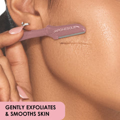 JAPONESQUE Complexion Perfection stainless-steel dermaplaner blade for precise peach fuzz removal