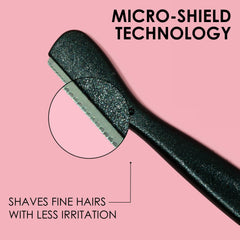 Japonesque dermaplane razor removes peach fuzz for smooth skin
