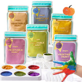 Jar Melo washable finger paints powder packaging for safe toddler art kits