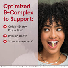 Jarrow Formulas B-Right label close-up shows active B vitamin forms.