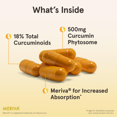Jarrow Curcumin Phytosome capsule serving with food for antioxidant support.