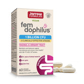 Jarrow Formulas Fem-Dophilus bottle front view for vaginal health support.