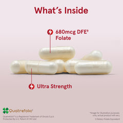 Jarrow Formulas Methyl Folate capsule closeup in veggie capsule