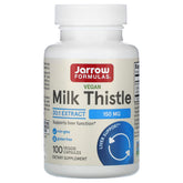 Jarrow Formulas Milk Thistle 150 mg bottle with capsules supports liver health