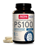 Jarrow Formulas PS100 capsules for cognitive support and brain health.