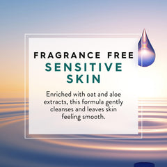 Jason Sensitive Skin Fragrance Free Body Wash – packaging highlights recycled materials