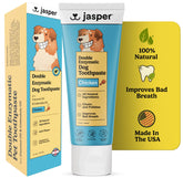 Jasper Dog Toothpaste double enzymatic bottle ready for daily dental care