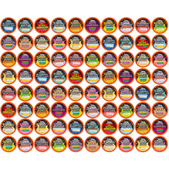 Java Factory variety pack 80-count pods for Keurig brewers, ideal for home tasting
