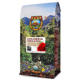 Java Planet low acid coffee whole bean bag ready to grind for smoother brew.