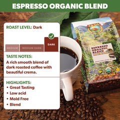Java Planet organic Arabica beans mold-free for a clean cup