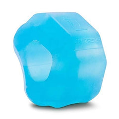Jawzrsize Pop 'N Go jaw exerciser in use for jawline definition.