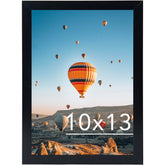 JCJMY 10x13 black frame front view for crisp photo display.