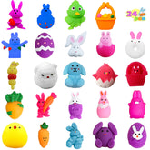JDSTY Easter Mochi Squishy Bear for soothing tactile play and Easter basket fun