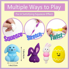 JDSTY Easter Mochi Squishy Egg for twisting, squeezing, and Easter toy joy