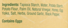 Jeff Nathan Creations seasoned panko flakes packaging on kitchen shelf.