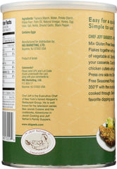 Jeff Nathan Creations seasoned panko flakes for quick chicken or fish coatings.