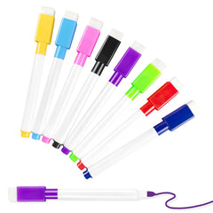 JEFURE 25-color magnetic markers on board display, vibrant and organized.