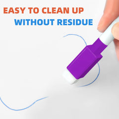 JEFURE fast-drying, low-odor markers reduce smudges.