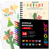 Jekohor coloring book cover with dot art meditation patterns for mindful relaxation.
