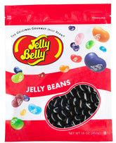 Jelly Belly Licorice Jelly Beans bag shows official packaging for fresh, convenient snacking.