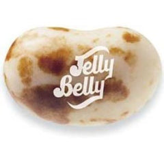 Close-up of Jelly Belly Toasted Marshmallow beans showing rich color and texture.
