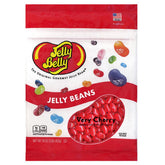 Jelly Belly Very Cherry jelly beans in a resealable bag for fresh snacking.