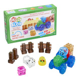 Jelly Blox Farm Set tractor: rolling play boosts imagination and fine motor skills