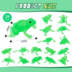 Jenaai frog toy green party favors ideal for kids' games and prizes.