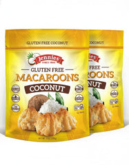 Jennies Coconut Macaroons 8 oz pack for on-the-go snacking with coconut flavor.