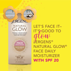 Jergens Natural Glow swatch reveals lightweight, oil-free texture