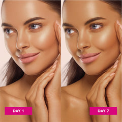 Jergens oil-free face moisturizer SPF20 tube applying lightweight hydration and sun protection