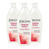 Jergens Original Scent Dry Skin Lotion bottle front, showing long-lasting hydration for dry skin.