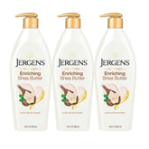 Jergens Shea Butter Lotion bottle with pump for quick daily hydration