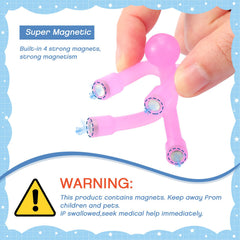 Jerify humanoid magnetic toy on fridge with vibrant colors for creative display