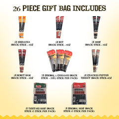 Jerky.com 10 individually wrapped meat sticks for on-the-go snacking