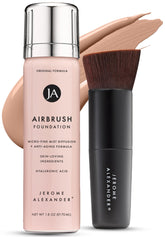 Jerome Alexander MagicMinerals airbrush foundation bottle offers smooth, buildable coverage.