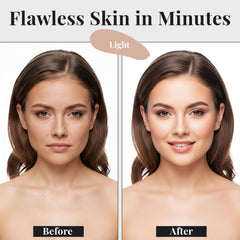 Jerome Alexander My Color foundation texture close-up with lightweight, hydrating formula