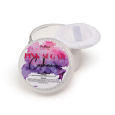 JerrBear’s Pink Sugar Cashmere Dusting Powder jar for soft skin and fragrance.