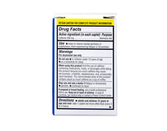 Jet-Alert bottle back panel explains directions and safety notices for informed use.