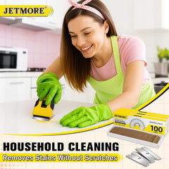 Jetmore drawer dispenser blades for quick, safe blade changes.