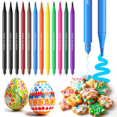 Jewem edible markers dual-tip 0.5mm for precise cookie outlines and detailed designs.