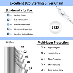 Jewlpire daily-wear silver chain with bright, lasting shine.