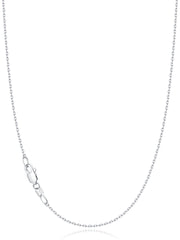 Jewlpire silver chain 1.1mm cable detail for daily wear and shine.