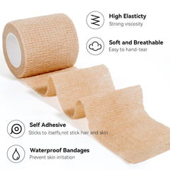 JHGIC vet wrap for pets delivers soft stretch for safe, comfortable wrapping.