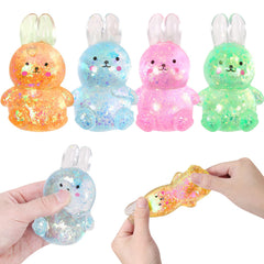 JIACAI Easter Bunny pink stress ball for tactile relief and Easter décor