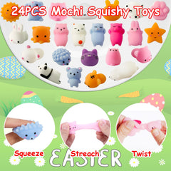 JIALWEN easy-open egg with soft mochi squishy toy for quick Easter hunts